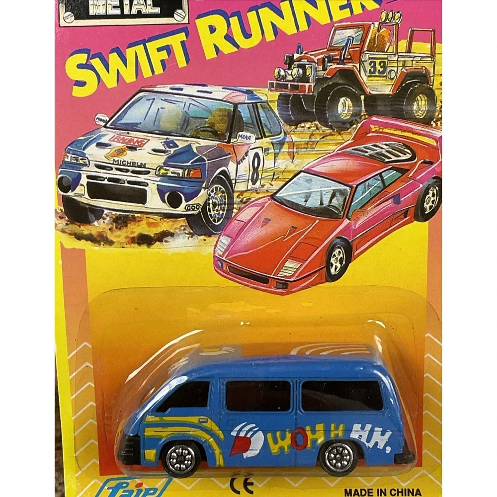 Die-Cast 1/64 Swift Runner Blue Van